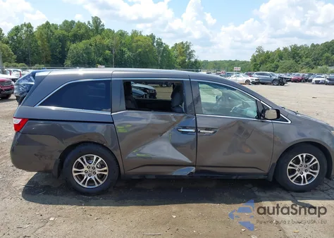 2013 Honda Odyssey Ex-L z USA, uszkodzony, nr VIN 5FNRL5H61DB034976